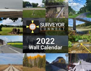 Cover of the 2022 SurveyorConnect Wall Calendar